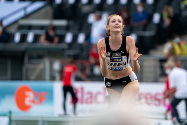 Imke Onnen (Hannover 96) am 05.06.2021 waehrend den deutschen Leichtathletik-Meisterschaften 2021 im Eintracht-Stadion in Braunschweig