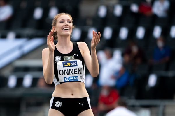 Imke Onnen (Hannover 96) am 05.06.2021 waehrend den deutschen Leichtathletik-Meisterschaften 2021 im Eintracht-Stadion in Braunschweig