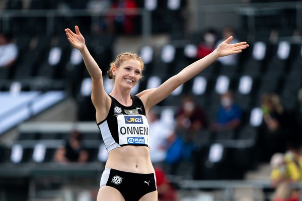 Imke Onnen (Hannover 96) am 05.06.2021 waehrend den deutschen Leichtathletik-Meisterschaften 2021 im Eintracht-Stadion in Braunschweig