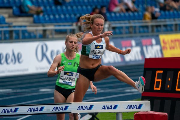 Lisa Vogelgesang (Eintracht Hildesheim) am 05.06.2021 waehrend den deutschen Leichtathletik-Meisterschaften 2021 im Eintracht-Stadion in Braunschweig