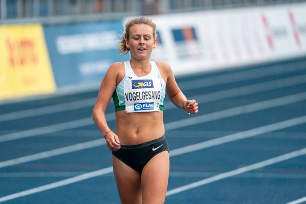 Lisa Vogelgesang (Eintracht Hildesheim) am 05.06.2021 waehrend den deutschen Leichtathletik-Meisterschaften 2021 im Eintracht-Stadion in Braunschweig