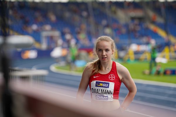 Imke Daalmann (TSV Bayer 04 Leverkusen) am 05.06.2021 waehrend den deutschen Leichtathletik-Meisterschaften 2021 im Eintracht-Stadion in Braunschweig