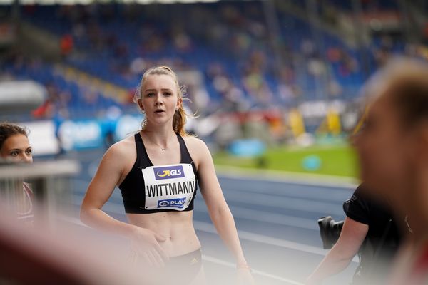 Kira Wittmann (LG Goettingen) am 05.06.2021 waehrend den deutschen Leichtathletik-Meisterschaften 2021 im Eintracht-Stadion in Braunschweig