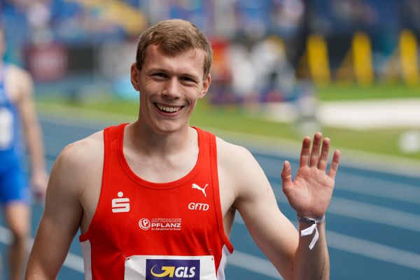 Henrik Krause (LG Olympia Dortmund) am 05.06.2021 waehrend den deutschen Leichtathletik-Meisterschaften 2021 im Eintracht-Stadion in Braunschweig