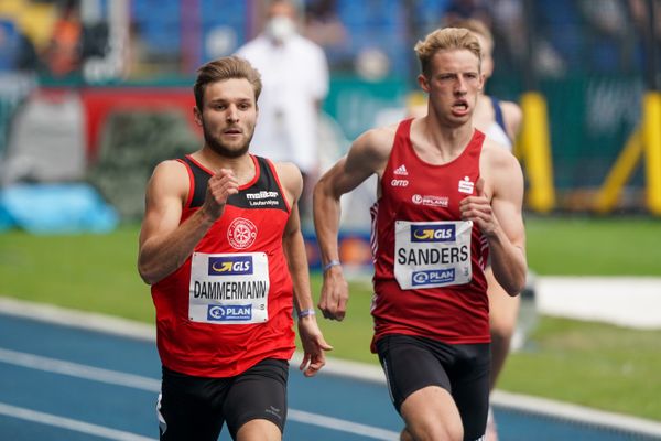 Fabian Dammermann (LG Osnabrueck) im Vorlauf am 05.06.2021 waehrend den deutschen Leichtathletik-Meisterschaften 2021 im Eintracht-Stadion in Braunschweig