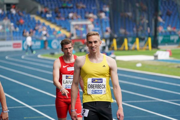 Luis Oberbeck (LG Goettingen) am 05.06.2021 waehrend den deutschen Leichtathletik-Meisterschaften 2021 im Eintracht-Stadion in Braunschweig