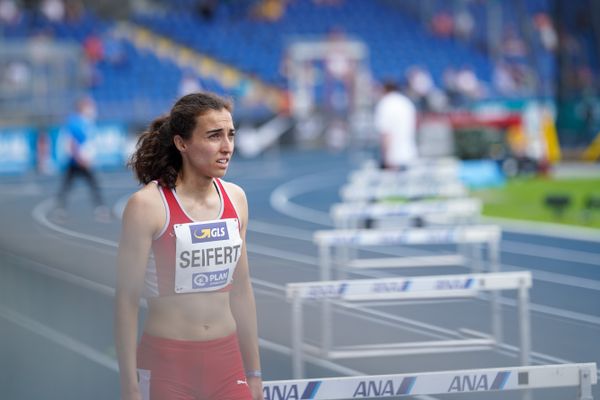 Lena Seifert (LG Nord Berlin) am 05.06.2021 waehrend den deutschen Leichtathletik-Meisterschaften 2021 im Eintracht-Stadion in Braunschweig