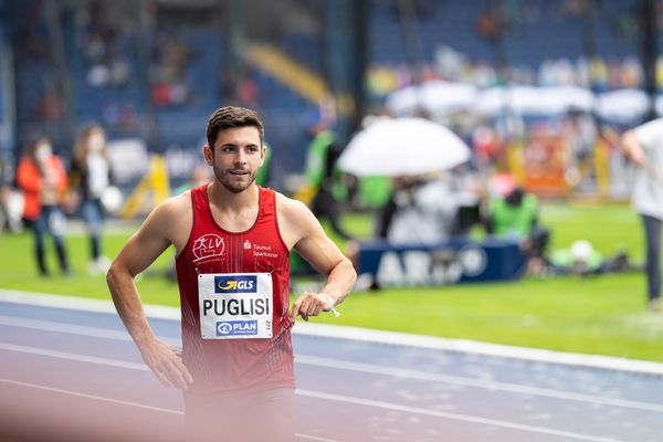 Gianluca Puglisi (Koenigsteiner LV) am 06.06.2021 waehrend den deutschen Leichtathletik-Meisterschaften 2021 im Eintracht-Stadion in Braunschweig