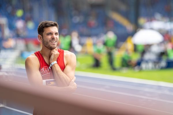 Gianluca Puglisi (Koenigsteiner LV) am 06.06.2021 waehrend den deutschen Leichtathletik-Meisterschaften 2021 im Eintracht-Stadion in Braunschweig