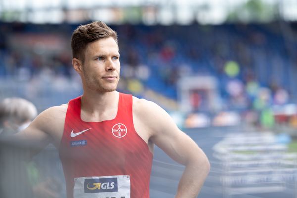 Markus Rehm (TSV Bayer 04 Leverkusen) am 06.06.2021 waehrend den deutschen Leichtathletik-Meisterschaften 2021 im Eintracht-Stadion in Braunschweig