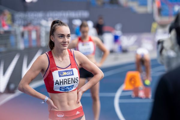 Lea Ahrens (VfL Eintracht Hannover) am 06.06.2021 waehrend den deutschen Leichtathletik-Meisterschaften 2021 im Eintracht-Stadion in Braunschweig