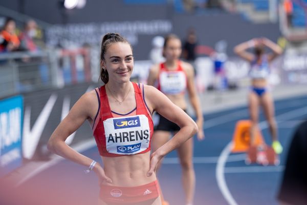 Lea Ahrens (VfL Eintracht Hannover) am 06.06.2021 waehrend den deutschen Leichtathletik-Meisterschaften 2021 im Eintracht-Stadion in Braunschweig