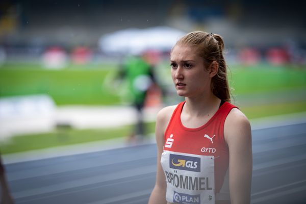 Rahel Broemmel (LG Olympia Dortmund) am 06.06.2021 waehrend den deutschen Leichtathletik-Meisterschaften 2021 im Eintracht-Stadion in Braunschweig