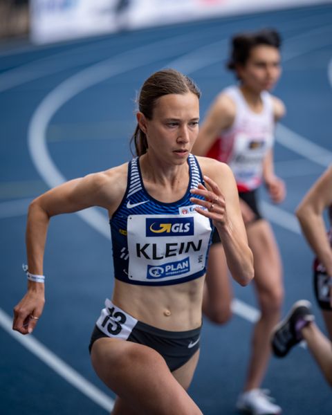 Hanna Klein (LAV Stadtwerke Tuebingen) am 06.06.2021 waehrend den deutschen Leichtathletik-Meisterschaften 2021 im Eintracht-Stadion in Braunschweig