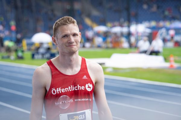 Kilian Gruenhagen (LG Braunschweig) am 06.06.2021 waehrend den deutschen Leichtathletik-Meisterschaften 2021 im Eintracht-Stadion in Braunschweig