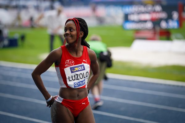 Maryse Luzolo (Koenigsteiner LV) am 06.06.2021 waehrend den deutschen Leichtathletik-Meisterschaften 2021 im Eintracht-Stadion in Braunschweig