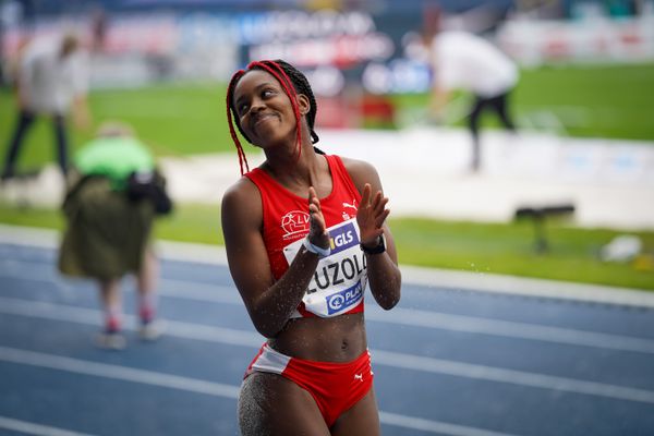 Maryse Luzolo (Koenigsteiner LV) am 06.06.2021 waehrend den deutschen Leichtathletik-Meisterschaften 2021 im Eintracht-Stadion in Braunschweig