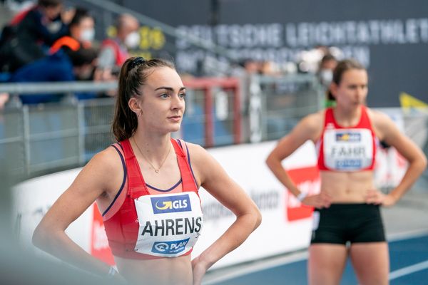 Lea Ahrens (VfL Eintracht Hannover) am 06.06.2021 waehrend den deutschen Leichtathletik-Meisterschaften 2021 im Eintracht-Stadion in Braunschweig