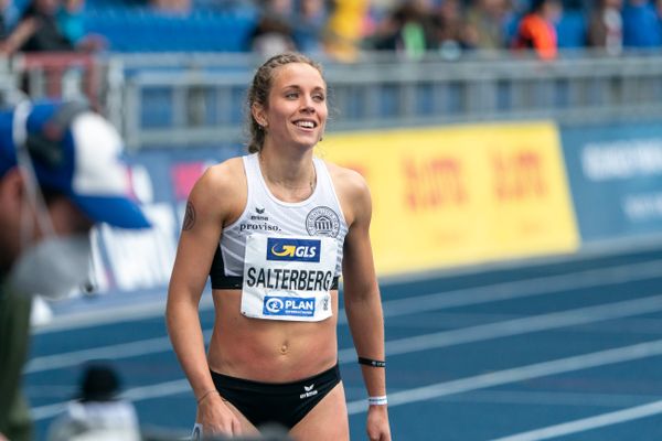 Christine Salterberg (LT DSHS Koeln) am 06.06.2021 waehrend den deutschen Leichtathletik-Meisterschaften 2021 im Eintracht-Stadion in Braunschweig