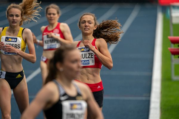 Sarah Fleur Schulze (VfL Eintracht Hannover) am 06.06.2021 waehrend den deutschen Leichtathletik-Meisterschaften 2021 im Eintracht-Stadion in Braunschweig