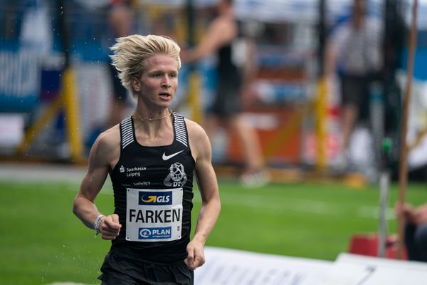 Robert Farken (SC DHfK Leipzig e.V.) am 06.06.2021 waehrend den deutschen Leichtathletik-Meisterschaften 2021 im Eintracht-Stadion in Braunschweig