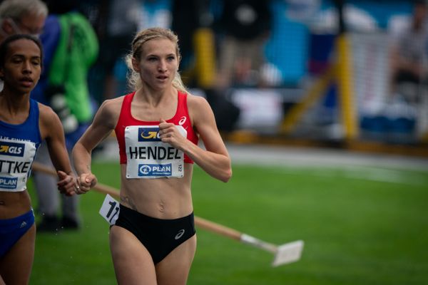 Kristina Hendel (LG Braunschweig) am 06.06.2021 waehrend den deutschen Leichtathletik-Meisterschaften 2021 im Eintracht-Stadion in Braunschweig