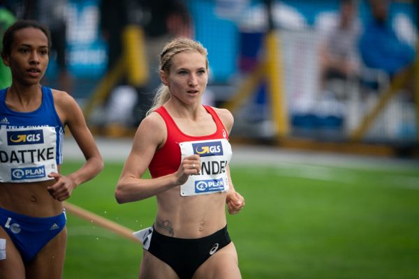 Kristina Hendel (LG Braunschweig) am 06.06.2021 waehrend den deutschen Leichtathletik-Meisterschaften 2021 im Eintracht-Stadion in Braunschweig