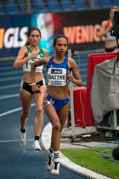 Miriam Dattke (LG TELIS FINANZ Regensburg) am 06.06.2021 waehrend den deutschen Leichtathletik-Meisterschaften 2021 im Eintracht-Stadion in Braunschweig