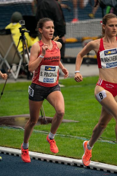 Svenja Pingpank (Hannover Athletics) am 06.06.2021 waehrend den deutschen Leichtathletik-Meisterschaften 2021 im Eintracht-Stadion in Braunschweig