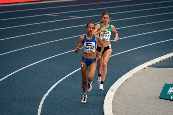 Miriam Dattke (LG TELIS FINANZ Regensburg) am 06.06.2021 waehrend den deutschen Leichtathletik-Meisterschaften 2021 im Eintracht-Stadion in Braunschweig