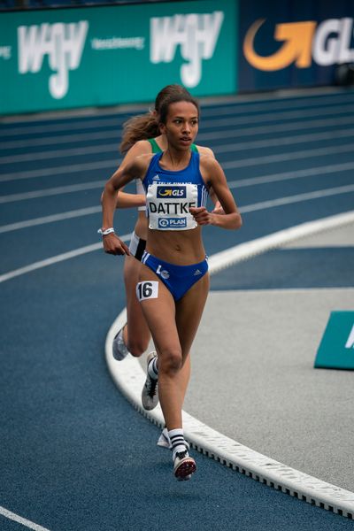 Miriam Dattke (LG TELIS FINANZ Regensburg) am 06.06.2021 waehrend den deutschen Leichtathletik-Meisterschaften 2021 im Eintracht-Stadion in Braunschweig