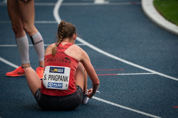 Svenja Pingpank (Hannover Athletics) am 06.06.2021 waehrend den deutschen Leichtathletik-Meisterschaften 2021 im Eintracht-Stadion in Braunschweig