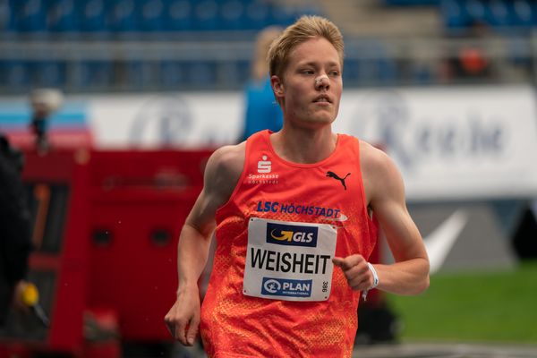 Brian Weisheit (LSC Hoechstadt/Aisch) am 06.06.2021 waehrend den deutschen Leichtathletik-Meisterschaften 2021 im Eintracht-Stadion in Braunschweig