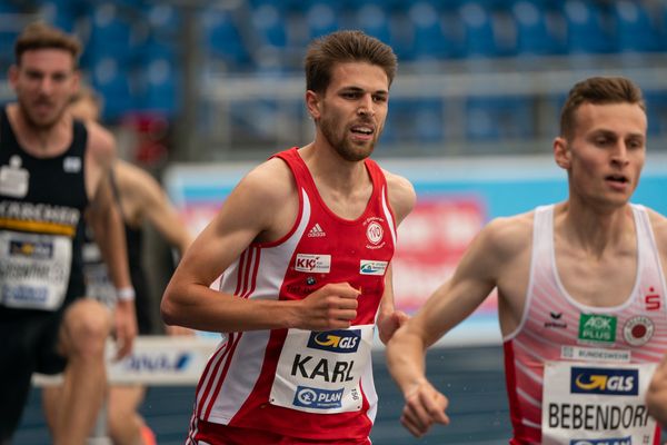 Patrick Karl (TV Ochsenfurt) am 06.06.2021 waehrend den deutschen Leichtathletik-Meisterschaften 2021 im Eintracht-Stadion in Braunschweig