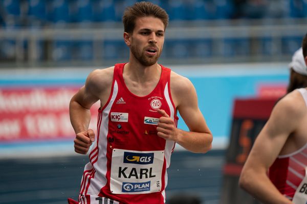 Patrick Karl (TV Ochsenfurt) am 06.06.2021 waehrend den deutschen Leichtathletik-Meisterschaften 2021 im Eintracht-Stadion in Braunschweig