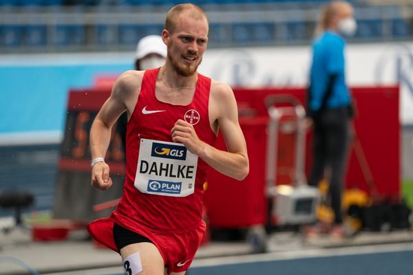 Jonathan Dahlke (TSV Bayer 04 Leverkusen) am 06.06.2021 waehrend den deutschen Leichtathletik-Meisterschaften 2021 im Eintracht-Stadion in Braunschweig