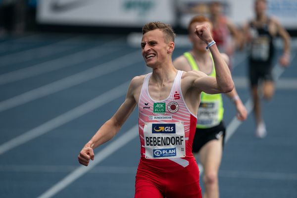 Karl Bebendorf (Dresdner SC 1898) am 06.06.2021 waehrend den deutschen Leichtathletik-Meisterschaften 2021 im Eintracht-Stadion in Braunschweig