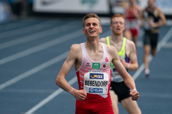 Karl Bebendorf (Dresdner SC 1898) am 06.06.2021 waehrend den deutschen Leichtathletik-Meisterschaften 2021 im Eintracht-Stadion in Braunschweig