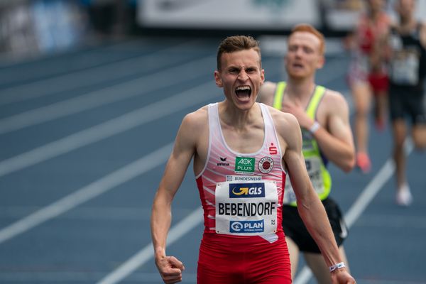 Karl Bebendorf (Dresdner SC 1898) am 06.06.2021 waehrend den deutschen Leichtathletik-Meisterschaften 2021 im Eintracht-Stadion in Braunschweig