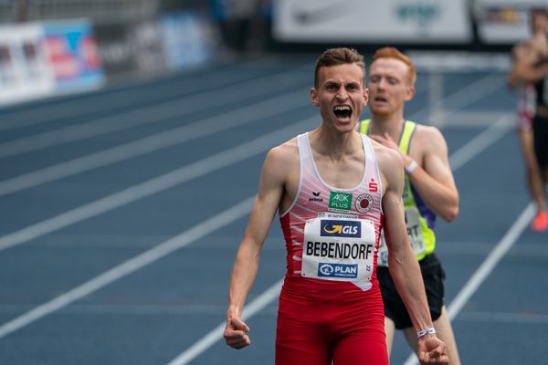 Karl Bebendorf (Dresdner SC 1898) am 06.06.2021 waehrend den deutschen Leichtathletik-Meisterschaften 2021 im Eintracht-Stadion in Braunschweig