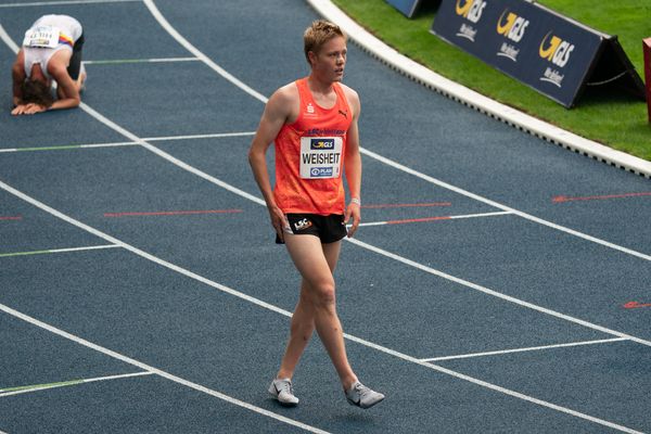 Brian Weisheit (LSC Hoechstadt/Aisch) am 06.06.2021 waehrend den deutschen Leichtathletik-Meisterschaften 2021 im Eintracht-Stadion in Braunschweig
