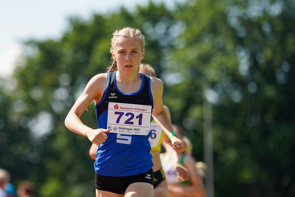 Ronja Funck (TV Jahn Walsrode) am 19.06.2021 waehrend den NLV + BLV Landesmeisterschaften im Jahnstadion in Göttingen