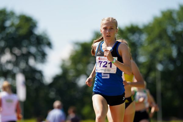 Ronja Funck (TV Jahn Walsrode) am 19.06.2021 waehrend den NLV + BLV Landesmeisterschaften im Jahnstadion in Göttingen