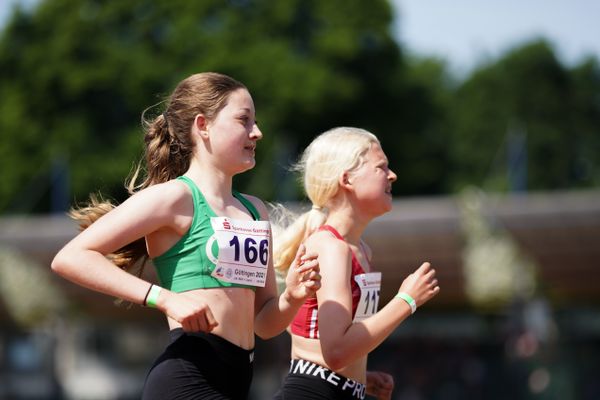 Amelie Baule (Eintracht Hildesheim) ueber 3000m am 19.06.2021 waehrend den NLV + BLV Landesmeisterschaften im Jahnstadion in Göttingen