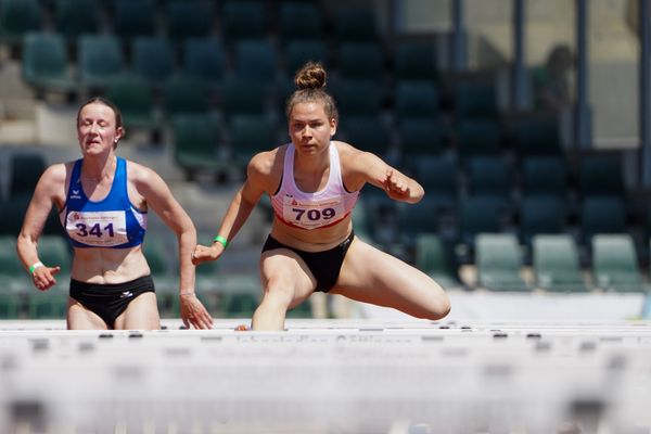 Johanna Paul (TuS Wunstorf) am 19.06.2021 waehrend den NLV + BLV Landesmeisterschaften im Jahnstadion in Göttingen