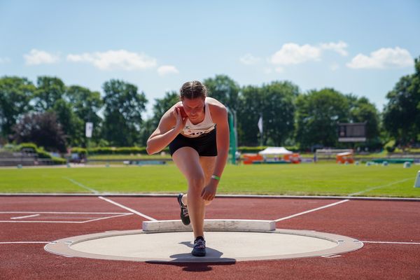 Laura Sinnigen (LG Papenburg/Aschendorf) am 19.06.2021 waehrend den NLV + BLV Landesmeisterschaften im Jahnstadion in Göttingen