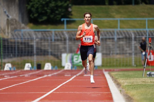 Felix Ebel (Emder Laufgemeinschaft) am 19.06.2021 waehrend den NLV + BLV Landesmeisterschaften im Jahnstadion in Göttingen