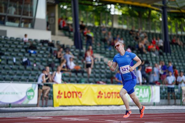 Paul Raub (Rukeli Trollmann e. V.) am 19.06.2021 waehrend den NLV + BLV Landesmeisterschaften im Jahnstadion in Göttingen