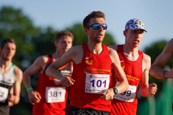 Mattia Guglielmi (Braunschweiger Laufclub) am 19.06.2021 waehrend den NLV + BLV Landesmeisterschaften im Jahnstadion in Göttingen