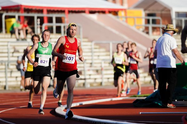 Dominik Schrader (Braunschweiger Laufclub) ueber 5000m am 19.06.2021 waehrend den NLV + BLV Landesmeisterschaften im Jahnstadion in Göttingen